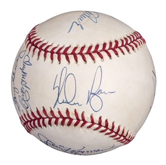 1969 New York Mets Team Signed Baseball with 9 Signatures Including Nolan Ryan and Tom Seaver (PSA/DNA)